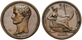 MEDAGLIE NAPOLEONICHE
Periodo Napoleonico, dal 1795 al 1815. 
Medaglia 1803 opus Brenet e Denon. Æ gr. 17,18 mm 33 Busto del Bonaparte a s. Rv. A LA...