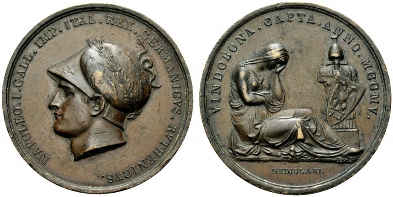 MEDAGLIE NAPOLEONICHE
Periodo Napoleonico, dal 1795 al 1815. 
Medaglia 1805 op...