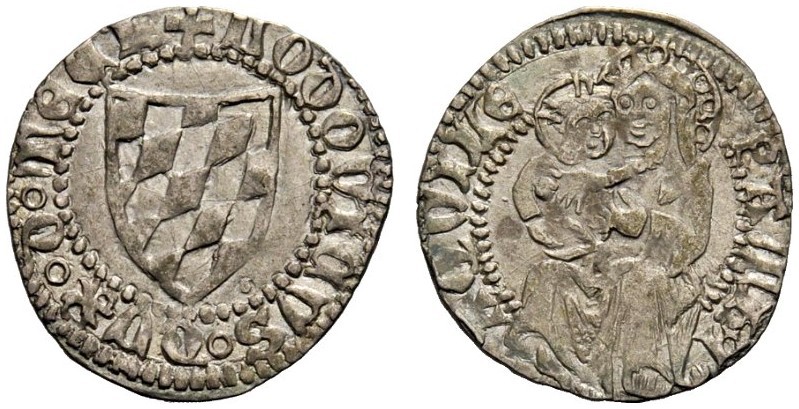MONETE ITALIANE
AQUILEIA
Ludovico II, 1412-1420. Denaro o soldo. Ar gr. 0,70 L...