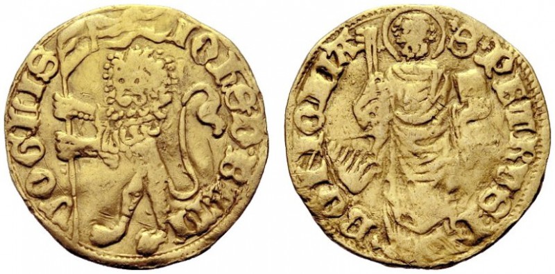 MONETE ITALIANE
BOLOGNA
Giovanni I Bentivoglio, 1401-1402. Bolognino d’oro. Au...