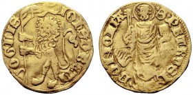 MONETE ITALIANE
BOLOGNA
Giovanni I Bentivoglio, 1401-1402. Bolognino d’oro. Au gr. 3,42 Come precedente. CNI 2var; Ch. 91. Rarissimo. MB Con cartell...