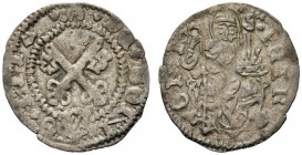 MONETE ITALIANE
BOLOGNA
Giovanni II Bentivoglio, monetazione anonima, 1464-1480. Quattrino. Mi gr. 0,61 DE BO NO NIA Nel campo chiavi con tre occhie...
