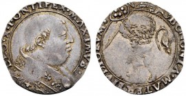 MONETE ITALIANE
BOLOGNA
Leone X (Giovanni de'Medici), 1513-1521. Mezzo bianco o leone. Ar gr. 3,06 LEO X PONTIFEX MAXIMVS Busto a d. con piviale orn...