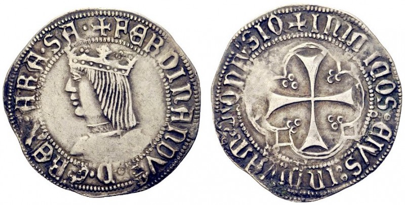 MONETE ITALIANE
CAGLIARI
Ferdinando II d’Aragona, 1479-1516. Reale. Ar gr. 3,0...