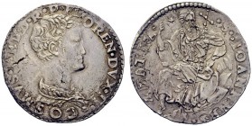 MONETE ITALIANE
FIRENZE
Cosimo I de'Medici, 1536-1574. Testone (testa imberbe). Ar gr. 9,51 COSMVS MED R P FLOREN DVX II Busto giovanile a d. Rv. S ...