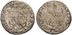 MONETE ITALIANE
MANTOVA
Vincenzo I Gonzaga, 1587-1612. Lira o Anselmino. Ar gr. 5,74 VIN D G DVX MAN IIII E MO F II Stemma coronato. Rv. SANCTVS ANS...