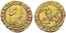 MONETE ITALIANE
MILANO
Francesco Sforza, 1450-1466. Ducato. Au gr. 3,47 FRANCISChVS SFORTIA VIC' Busto a d., a testa nuda e corazzato. Rv. DVX ME DI...