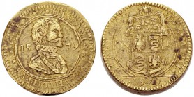 MONETE ITALIANE
MILANO
Filippo II, 1556-1598. Peso monetale dello Scudo in argento datato 1579. Æ gr. 31,84 mm 28,5 Busto a d. corazzato. Rv. Stemma...