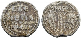 MONETE ITALIANE
ROMA
Clemente IV (Guy Foucois), 1265-1268. Bolla plumbea. Æ e Pb gr. 47,19 mm 38,8 CLE MENS PP IIII Nel campo in tre righe. Simile a...