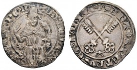 MONETE ITALIANE
ROMA
Benedetto XIII, antipapa (Pedro de Luna), 1394-1423. Avignone. Carlino o grosso. Ar gr. 2,55 BENEDITVS PP TRDCIHUS L’Antipapa s...