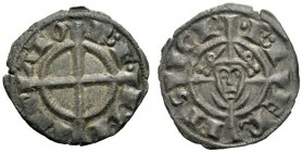 MONETE ITALIANE
SICILIA
Federico II, 1198-1250. Denaro, zecca di Brindisi. Æ gr. 0,89 IM PER ATO R Croce che divide la leggenda. Rv. RI ER ETS ICL C...