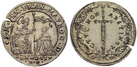 MONETE ITALIANE
VENEZIA
Francesco Morosini doge CVIII, 1688-1694. Osella 1689 a. II. Ar gr. 9,82 S M VEN FRAN MAVROC D Simile alla precedente; all’e...