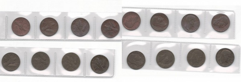 LOTTI ITALIANE
Lotto comprendente n. 8 esemplari del 10 Centesimi Impero dal 19...