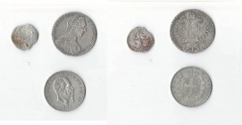 LOTTI ITALIANE
Lotto di n. 3 monete comprendente un Pegione per Milano, una 5 Lire 1875 Roma (R piccolo) ed un Tallero di convenzione del 1935 per l’...