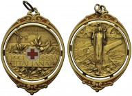 MONETE SAVOIA
Vittorio Emanuele III, Re d’Italia, 1900-1943. Monete Medaglie a favore della Croce Rossa italiana - 3 Novembre 1918. Au gr. 20,76 mm 4...