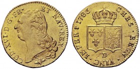 MONETE STRANIERE
FRANCIA
Luigi XVI, 1774-1793. Doppio Luigi testa nuda 1786 zecca di Nantes. Au gr. 15,23. Gad. 363; Fried. 461. q. FDC