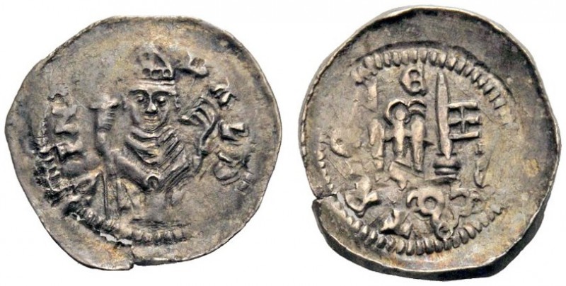 MONETE STRANIERE
GERMANIA
Treves. Baudouin de Luxembourg, 1307-1354. Doppio Pf...