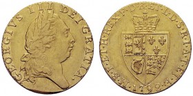 MONETE STRANIERE
GRAN BRETAGNA
Giorgio III, 1760-1820. Guinea 1792. Au gr. 8,34. Seaby 3729; Fried. 356. BB/SPL