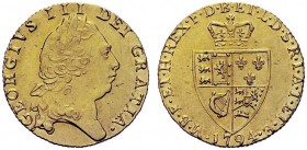 MONETE STRANIERE
GRAN BRETAGNA
Giorgio III, 1760-1820. Guinea 1794. Au gr. 8,38. Seaby 3729; Fried. 356. Rara. Bello SPL