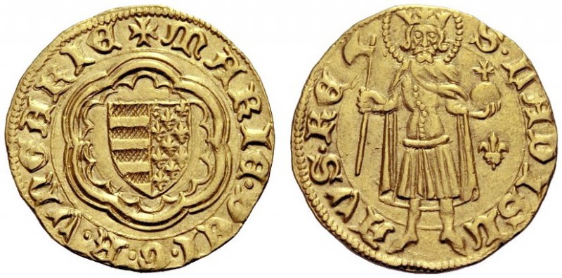 MONETE STRANIERE
UNGHERIA
Maria von Anjou, 1382-1387. Goldgulden. Au gr. 3,46....