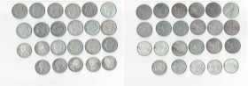 LOTTI STRANIERE
Lotto di n. 23 Monete in argento così divise: n. 15 dollari Morgan, n. 1 Dollaro e n. 7 Dollari Canadesi. Da esaminare. Da BB a q. FD...