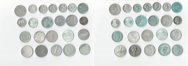 LOTTI STRANIERE
Lotto di n. 23 Monete Italiane ed Estere in Argento e Metallo d...