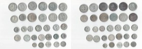 LOTTI STRANIERE
Lotto di n. 31 Monete Italiane in Argento e Metallo dal 1900 al 1950. Da esaminare. Da BB a q. FDC