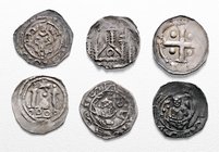 Münzen Erzbistum Salzburg Eberhard I. 1147 - 1164
 Lot 6 Stück Friesacher Pfennige o. J. Friesach. Pr. 7, 8, 9 (4x - Varianten) ss