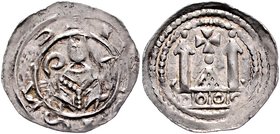 Münzen Erzbistum Salzburg Eriacensis - Gepräge um 1170
 Friesacher Pfennig o. J. Friesach. 1,20g. CNA Ca 9 vz