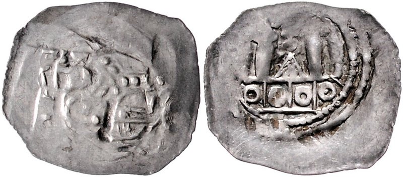 Münzen Erzbistum Salzburg Adalbert III. Prinz von Böhmen 1168 - 1177 u. 1183 - 1...