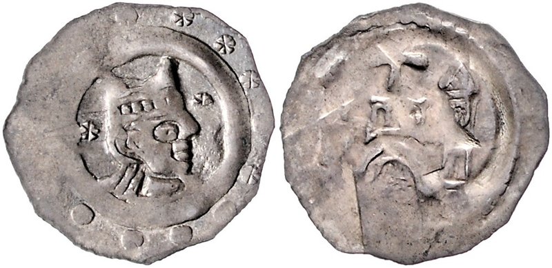 Münzen Erzbistum Salzburg Eberhard II. von Regensburg 1200 - 1246
 Friesacher P...