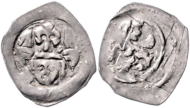 Münzen Erzbistum Salzburg Philipp von Kärnten 1247 - 1256
 Friesacher Pfennig o...