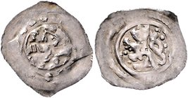 Münzen Erzbistum Salzburg Wladislaus von Schlesien 1265 - 1270
 Friesacher Pfennig o. J. Friesach. 0,76g. Pr. 32 f.vz