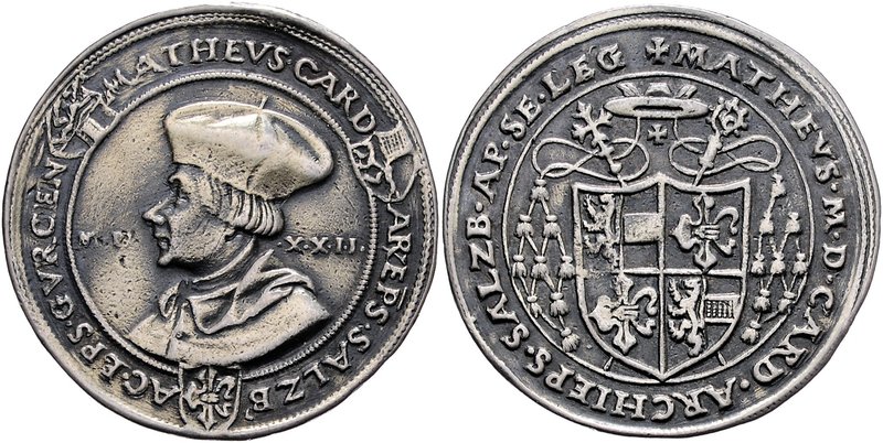 Münzen Erzbistum Salzburg Siegmund I. von Volkersdorf 1452 - 1461
 Pfennig o. J...