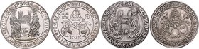 Münzen Erzbistum Salzburg Leonhard von Keutschach 7.Juli 1495 - 8.Juni 1519
 Guldiner Steinhauserprägung des 18. Jahrhunderts + Neuprägung 1504 NP Sa...