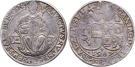 Münzen Erzbistum Salzburg Johann Jakob Khuen von Belasi-Lichtenberg - 28. November 1560 - 14. Mai 1586
 Taler 1567 Salzburg. 28,34g. HZ613 f.ss