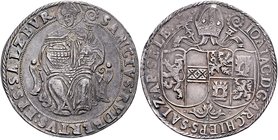 Münzen Erzbistum Salzburg Johann Jakob Khuen von Belasi-Lichtenberg - 28. November 1560 - 14. Mai 1586
 Taler o.J. Salzburg. 28,57g. HZ617 f.vz
