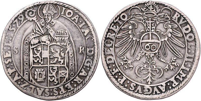 Münzen Erzbistum Salzburg Johann Jakob Khuen von Belasi-Lichtenberg - 28. Novemb...
