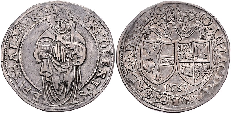 Münzen Erzbistum Salzburg Johann Jakob Khuen von Belasi-Lichtenberg - 28. Novemb...