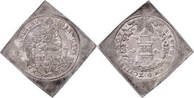 Münzen Erzbistum Salzburg Wolf Dietrich von Raitenau - 2. März 1587 - 7. März 1612
 Taler Klippe 1593 Salzburg. 28,60g. HZ956 f.vz/vz