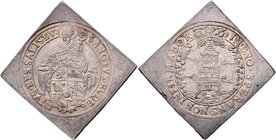 Münzen Erzbistum Salzburg Wolf Dietrich von Raitenau - 2. März 1587 - 7. März 1612
 1/2 Taler Klippe o.J. Salzburg. 14,40g. HZ959a f.vz/vz