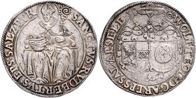 Münzen Erzbistum Salzburg Wolf Dietrich von Raitenau - 2. März 1587 - 7. März 1612
 Taler o.J. Salzburg. 28,68g. HZ974 ss+