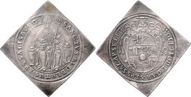 Münzen Erzbistum Salzburg Wolf Dietrich von Raitenau - 2. März 1587 - 7. März 1612
 Taler Klippe o.J. Salzburg. 28,55g, Henkelspur. HZ978 ss