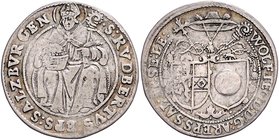 Münzen Erzbistum Salzburg Wolf Dietrich von Raitenau - 2. März 1587 - 7. März 1612
 1/4 Taler o.J. Salzburg. 7,00g. HZ988 ss