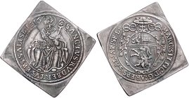 Münzen Erzbistum Salzburg Markus Sittikus Graf von Hohenems - 18. März 1612 - 9. Oktober 1619
 1/4 Taler Klippe 1616 Salzburg. 7,02g, Stempelbruch. H...