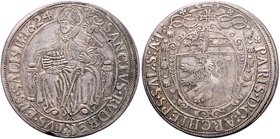 Münzen Erzbistum Salzburg Paris Graf Lodron - 13. November 1619 - 15. Dezember 1653
 Taler 1624 Salzburg. 28,76g, Randfehler. HZ1466 ss
