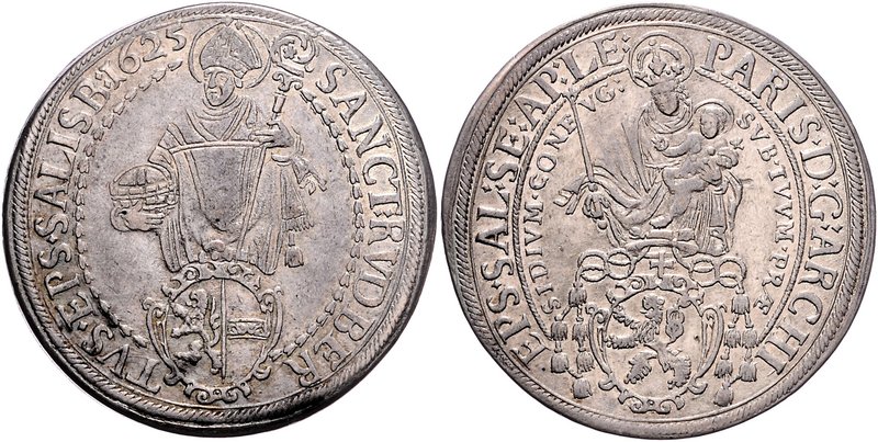 Münzen Erzbistum Salzburg Paris Graf Lodron - 13. November 1619 - 15. Dezember 1...