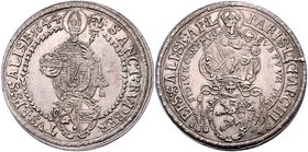 Münzen Erzbistum Salzburg Paris Graf Lodron - 13. November 1619 - 15. Dezember 1653
 Taler 1644 Salzburg. 28,95g. HZ 1495 vz