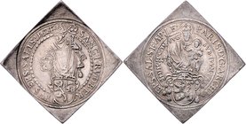 Münzen Erzbistum Salzburg Paris Graf Lodron - 13. November 1619 - 15. Dezember 1653
 1/2 Taler Klippe 1624 Salzburg. 14,36g. HZ1526 ss