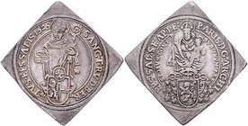 Münzen Erzbistum Salzburg Paris Graf Lodron - 13. November 1619 - 15. Dezember 1653
 1/4 Taler Klippe 1626 Salzburg. 6,86g. HZ1554 ss